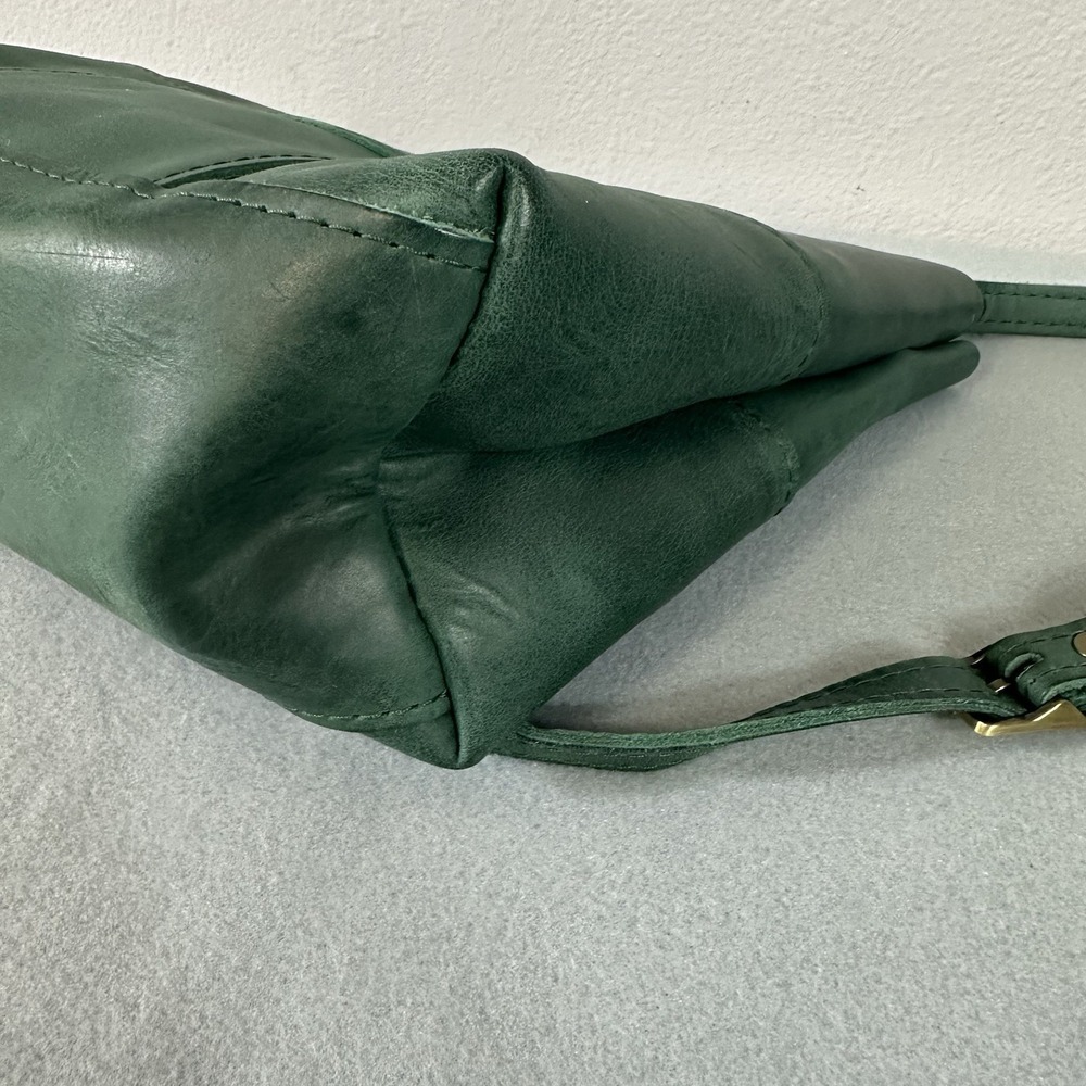 Portland Leather Goods Crossbody Bag Charlotte Green - Picture 6 of 11